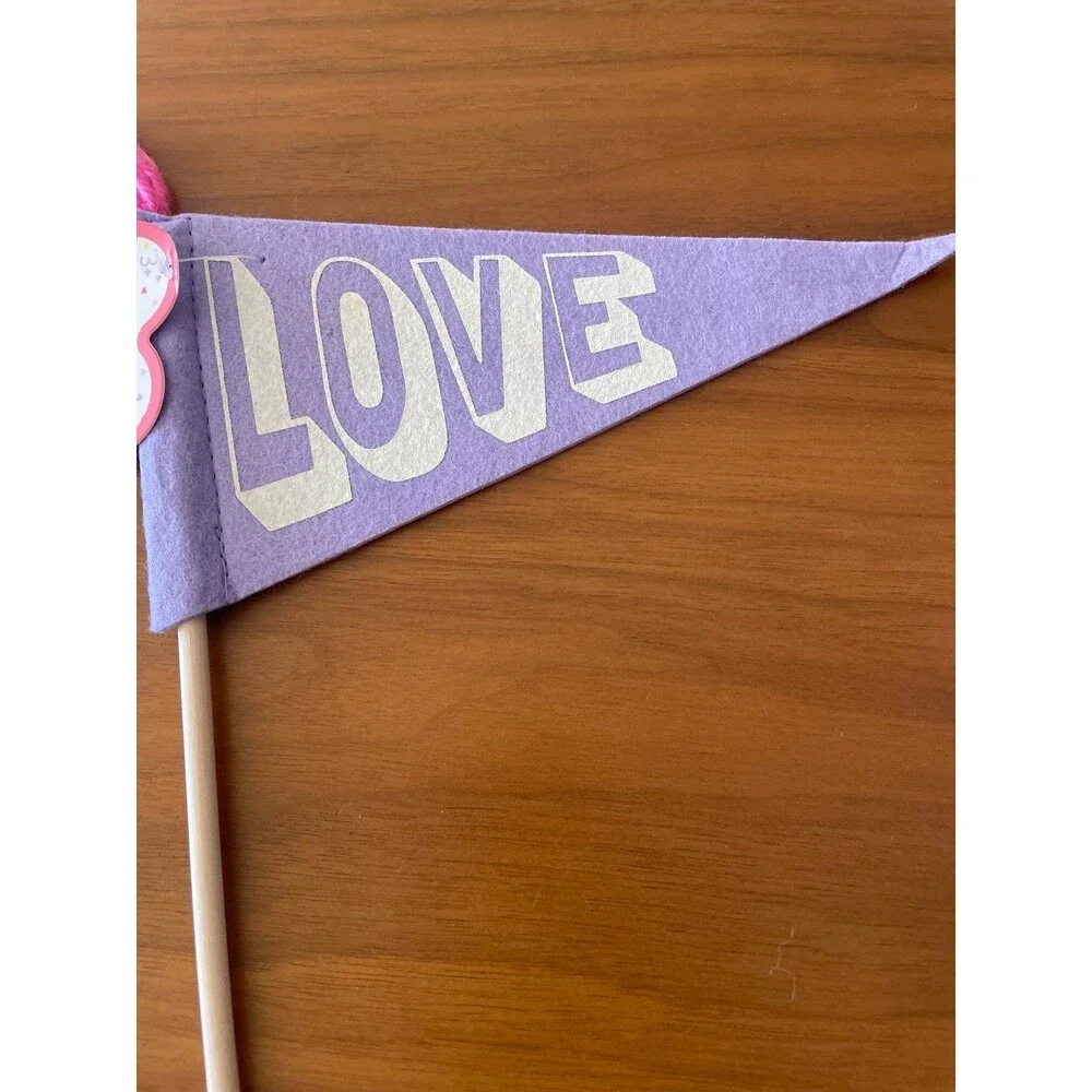 Valentine Flag Pennant LOVE Target Bullseye